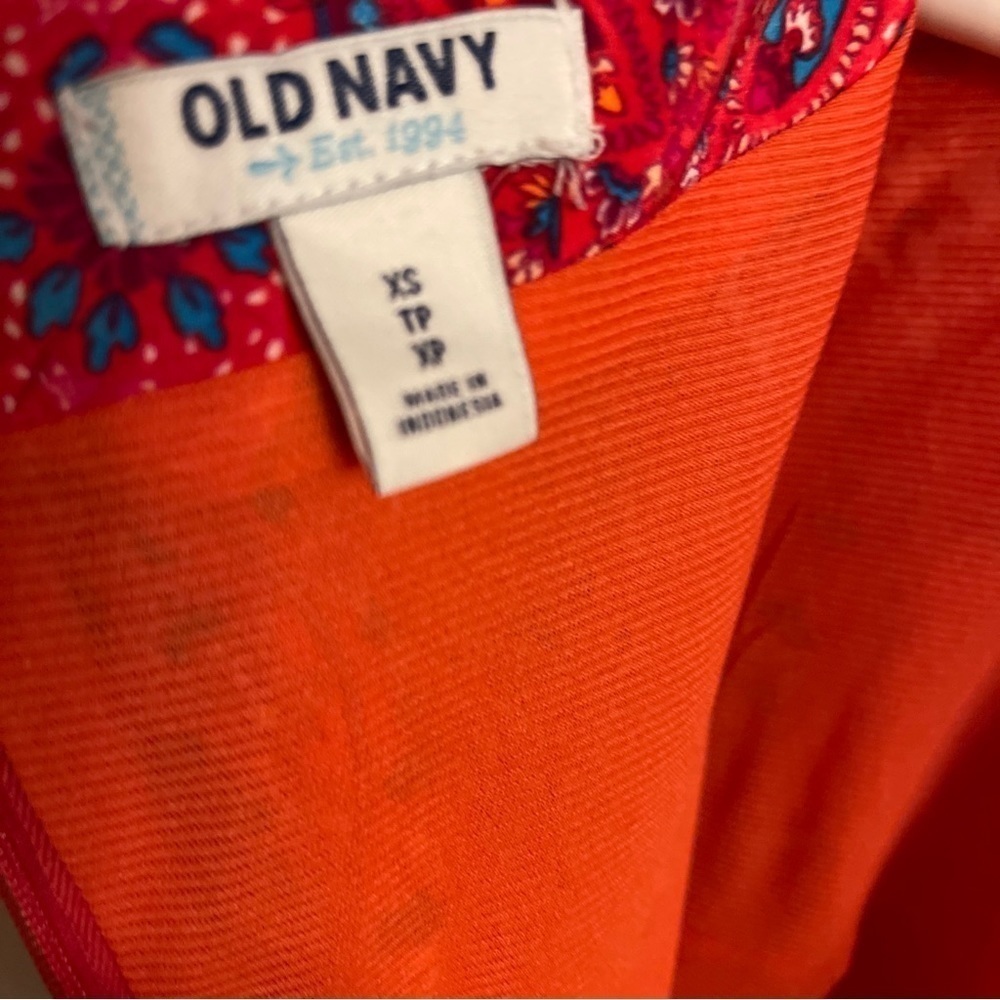 Old Navy Women's Paisley Print Sheath Dress Size XS - Picture 3 of 6